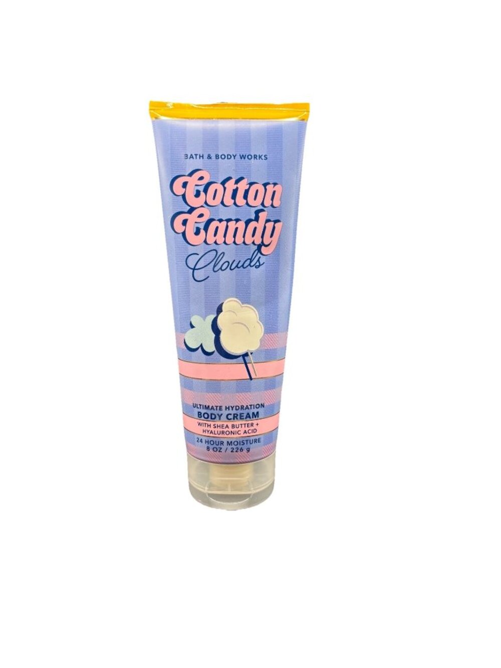 Bath & Body Works Cotton Candy Clouds Ultimate Hydration Body Cream 8 oz Pink